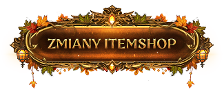 Zmiany Item-Shop